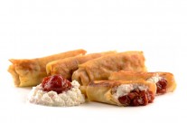 Cherry and Cheese Crepes