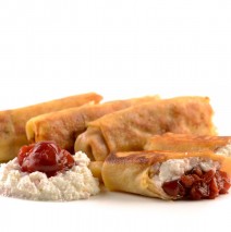 Cherry and Cheese Crepes